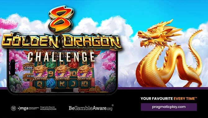 The Launch of 8 Golden Dragon Challenge: A Joint Project by Pragmatic Play and Reel Kingdom